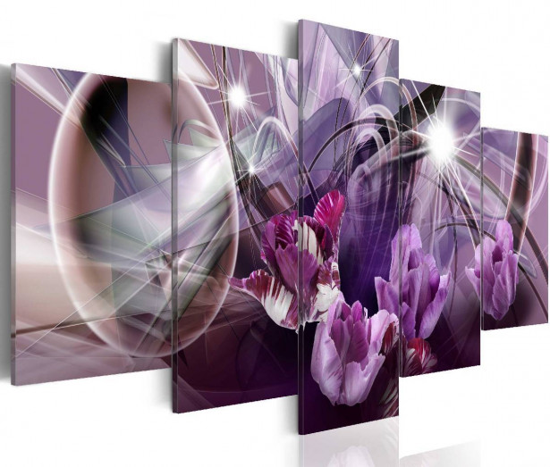Taulu Artgeist Purple of tulips eri kokoja