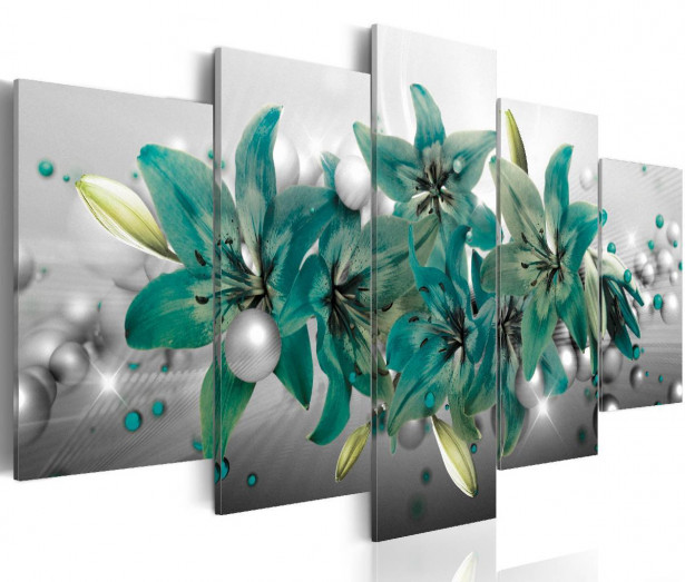 Taulu Artgeist Turquoise Bouquet eri kokoja