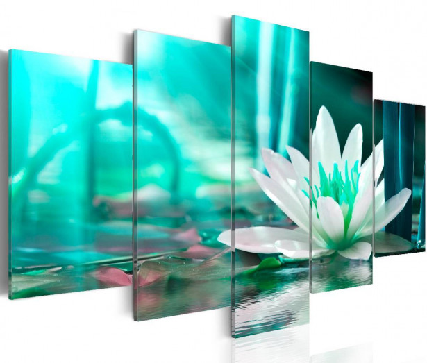 Taulu Artgeist Turquoise Lotus eri kokoja