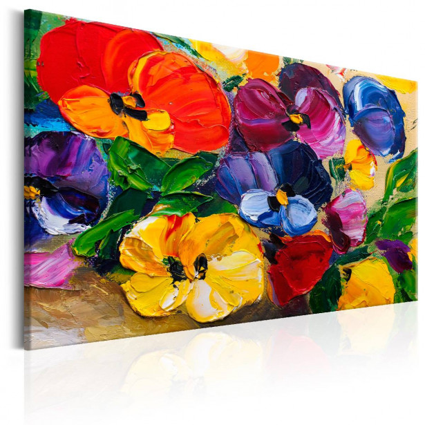 Taulu Artgeist Spring Pansies eri kokoja
