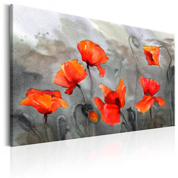 Taulu Artgeist Watercolour Poppies eri kokoja