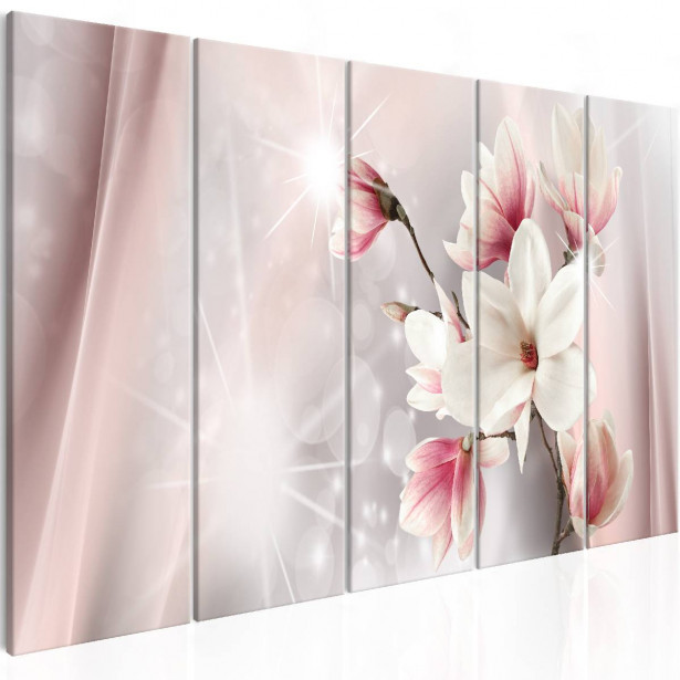 Taulu Artgeist Dazzling Magnolias 5-osainen kapea eri kokoja