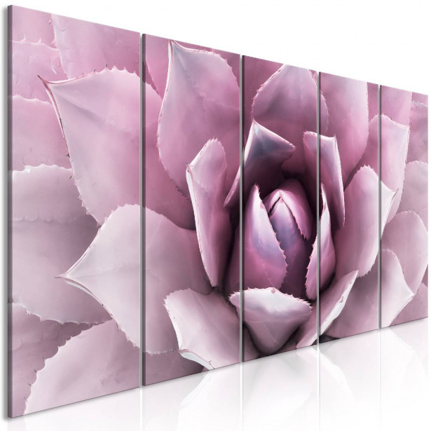 Taulu Artgeist Agave Pink 5-osainen kapea eri kokoja