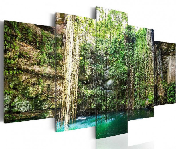 Taulu Artgeist Waterfall of Trees eri kokoja
