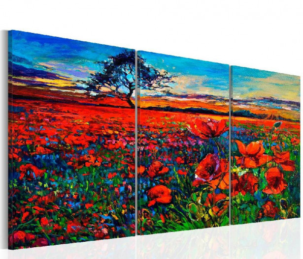 Taulu Artgeist Valley of Poppies eri kokoja