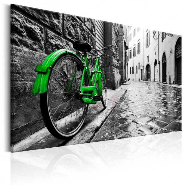 Taulu Artgeist Vintage Green Bike eri kokoja