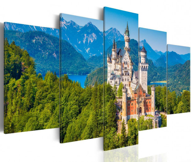 Taulu Artgeist Neuschwanstein Castle eri kokoja