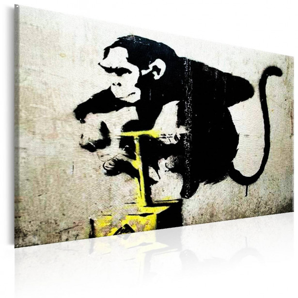 Taulu Artgeist Monkey Detonator by Banksy eri kokoja