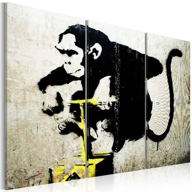 Taulu Artgeist Monkey TNT Detonator by Banksy  eri kokoja