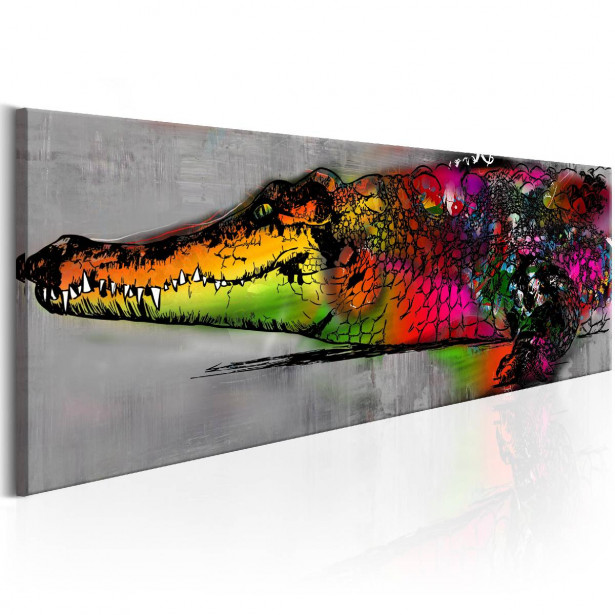 Taulu Artgeist Colourful Alligator eri kokoja
