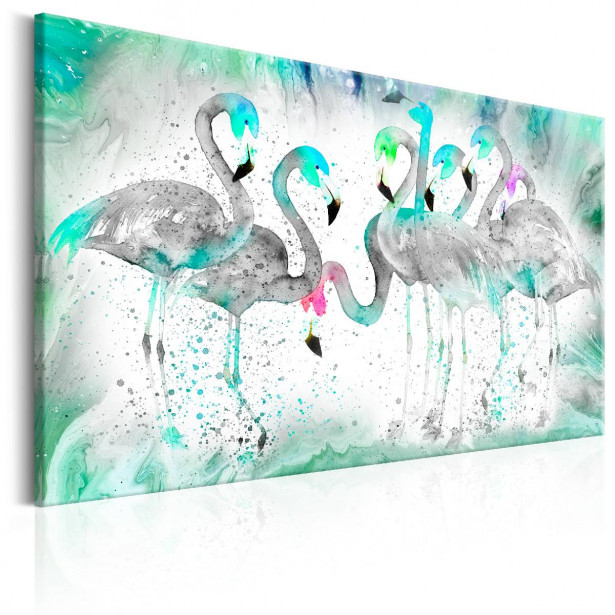 Taulu Artgeist Turquoise Flamingoes eri kokoja