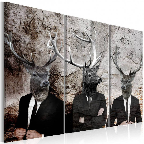 Taulu Artgeist Deer in Suits I eri kokoja