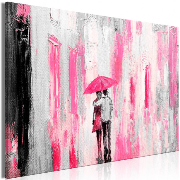 Taulu Artgeist Umbrella in Love Pink 1-osainen leveä eri kokoja