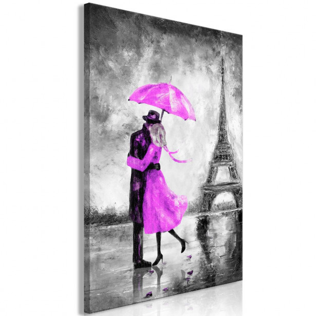 Taulu Artgeist Paris Fog Pink 1-osainen pystysuuntainen eri kokoja