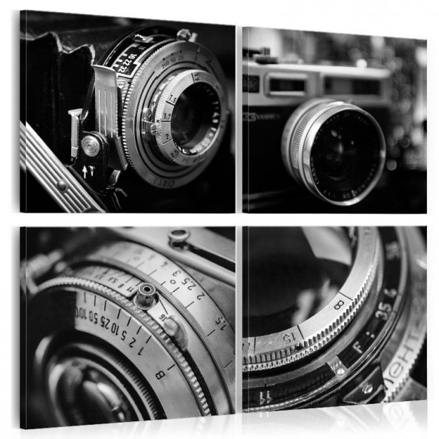 Taulu Artgeist Vintage Cameras eri kokoja