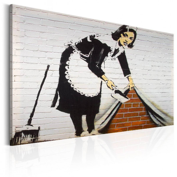 Taulu Artgeist Maid in London by Banksy eri kokoja