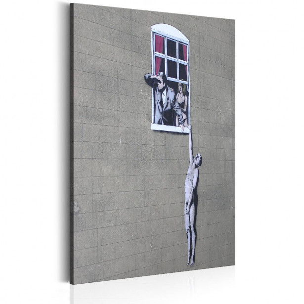 Taulu Artgeist Well Hung Lover by Banksy eri kokoja