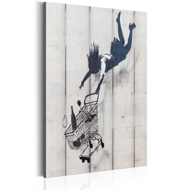 Taulu Artgeist Shop Til You Drop by Banksy  eri kokoja