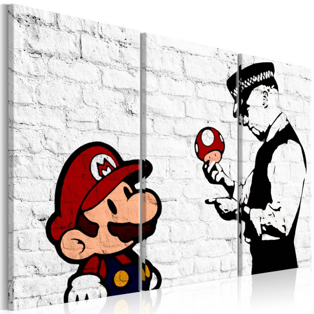 Taulu Artgeist Mario Bros - Banksy eri kokoja