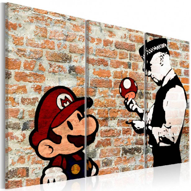 Taulu Artgeist Caught Mario eri kokoja