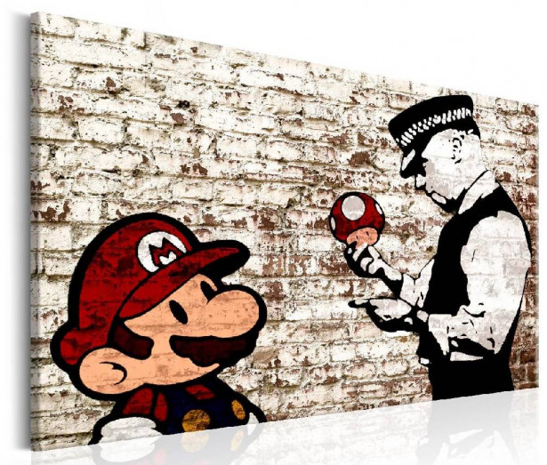 Taulu Artgeist Banksy: Torn Wall eri kokoja