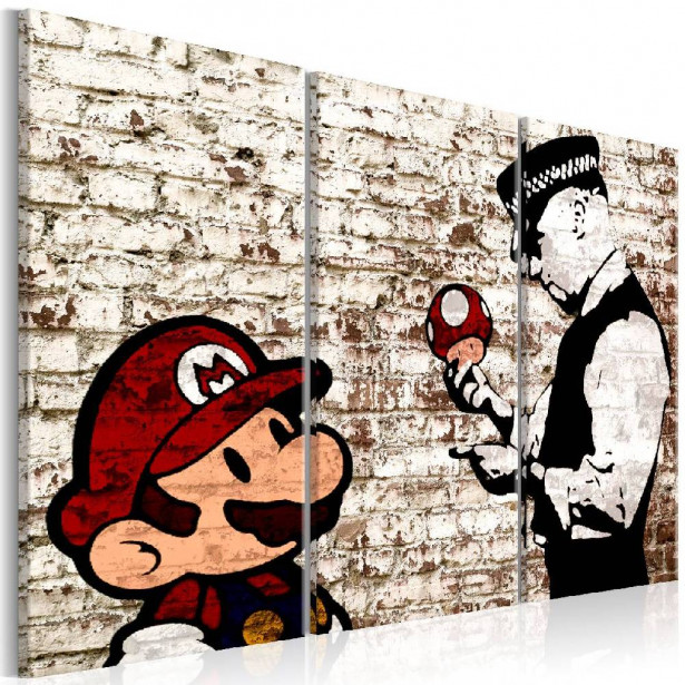 Taulu Artgeist Mario Bros: Torn Wall eri kokoja