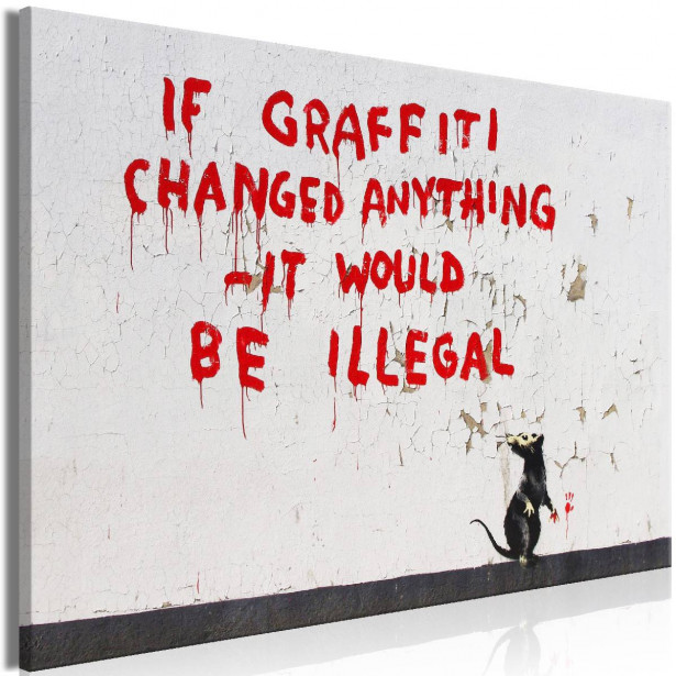 Taulu Artgeist Quotes Graffiti 1-osainen leveä eri kokoja