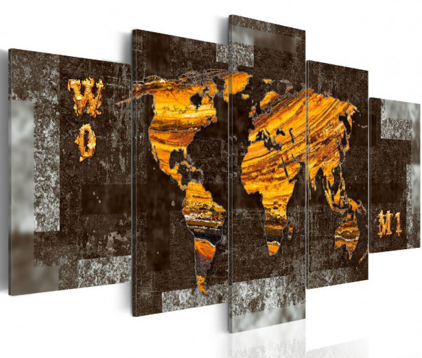 Taulu Artgeist Hidden Treasure (World Map) eri kokoja