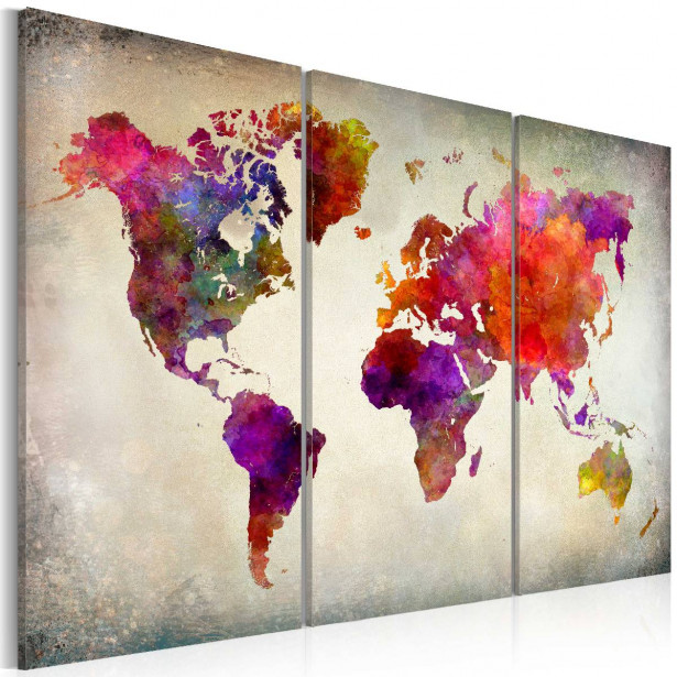 Taulu Artgeist World - Mosaic of Colours eri kokoja