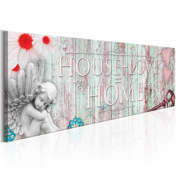 Taulu Artgeist Home: House + Love eri kokoja