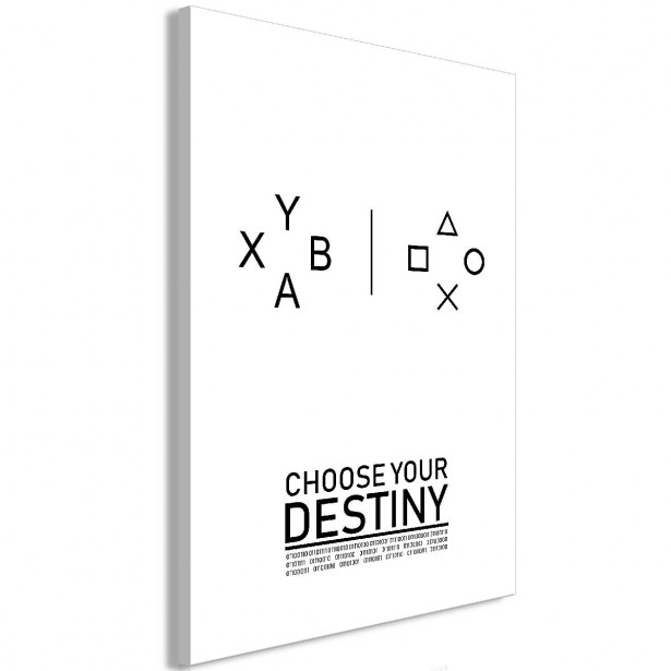 Taulu Artgeist Choose Your Destiny 1-osainen pystysuuntainen eri kokoja