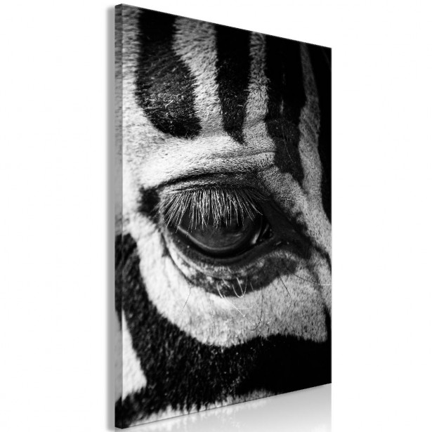 Taulu Artgeist Zebra Eye 1-osainen pystysuuntainen eri kokoja