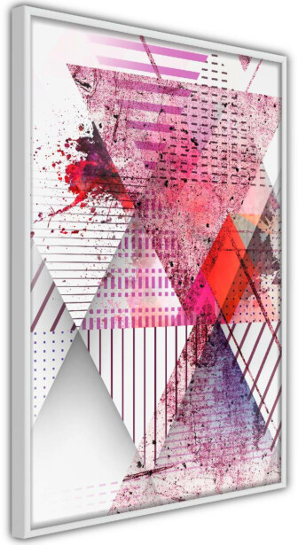 Juliste Artgeist Abstract Triangle, kehyksillä, eri kokoja