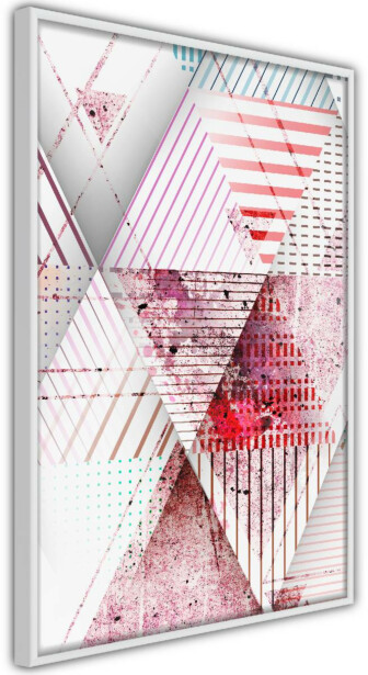 Juliste Artgeist Geometric Triangle, kehyksillä, eri kokoja