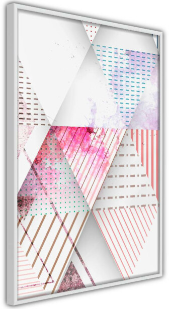 Juliste Artgeist Pink Triangle, kehyksillä, eri kokoja