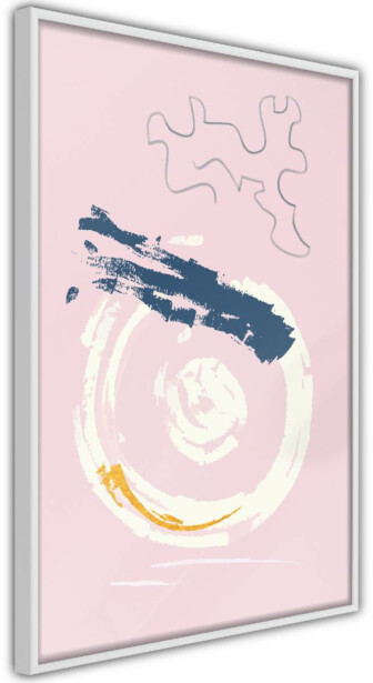 Juliste Artgeist Pink Accent, kehyksillä, eri kokoja