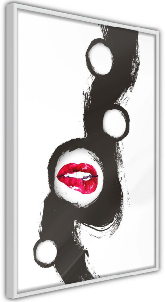 Juliste Artgeist Bitten Lips, kehyksillä, eri kokoja
