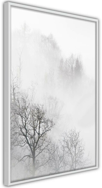 Juliste Artgeist Trees In The Fog, kehyksillä, eri kokoja