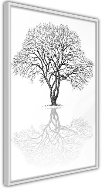 Juliste Artgeist Reflection Tree, kehyksillä, eri kokoja