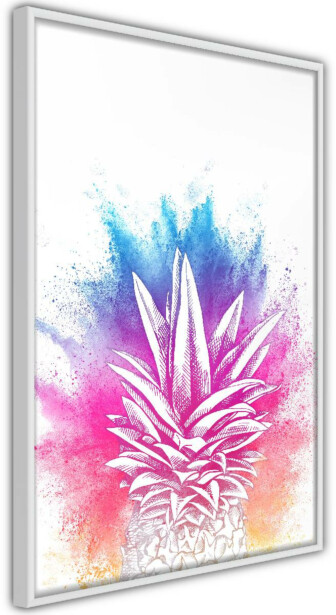 Juliste Artgeist Colourful Pineapple, kehyksillä, eri kokoja