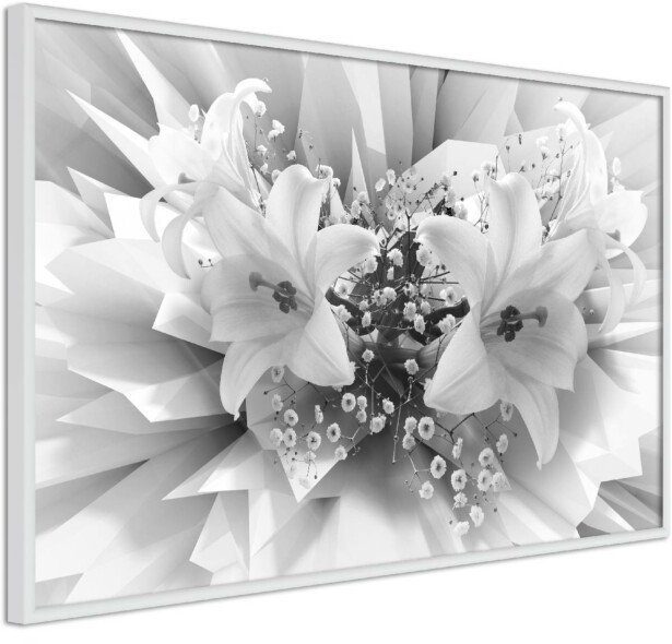 Juliste Artgeist Geometric Bouquet, kehyksillä, eri kokoja