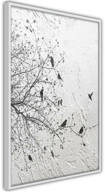 Juliste Artgeist Birds on Tree, kehyksillä, eri kokoja