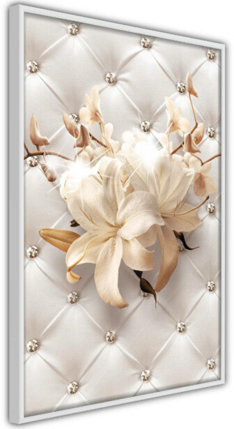 Juliste Artgeist Diamond Lilies, kehyksillä, eri kokoja