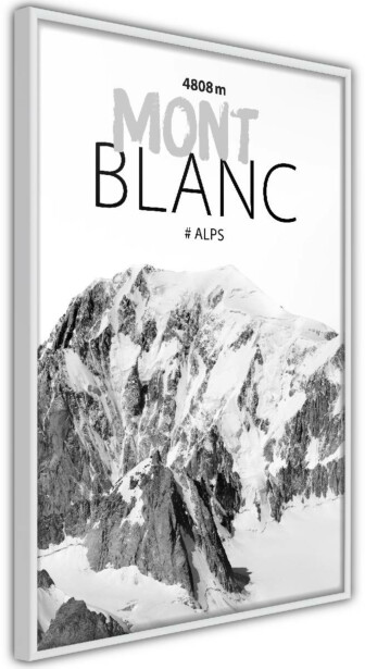 Juliste Artgeist Mont Blanc, kehyksillä, eri kokoja