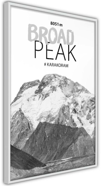 Juliste Artgeist Broad Peak, kehyksillä, eri kokoja