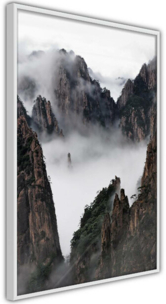 Juliste Artgeist Fog Over Huang Shan, kehyksillä, eri kokoja
