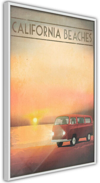 Juliste Artgeist California Beaches, kehyksillä, eri kokoja