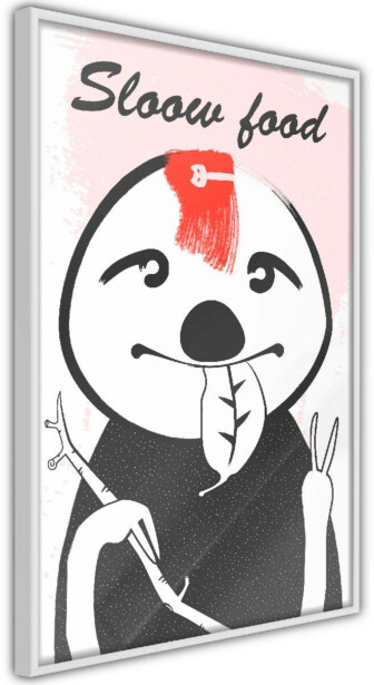 Juliste Artgeist Sloth Trendsetter, kehyksillä, eri kokoja