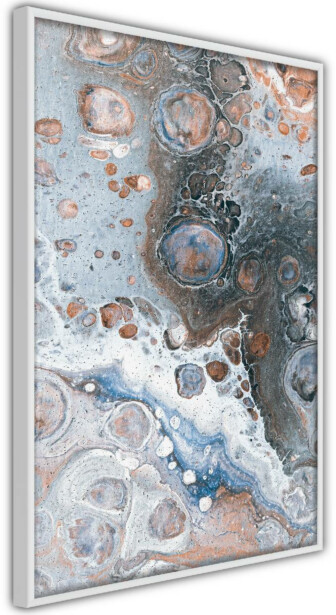 Juliste Artgeist Blue Sienna Marble, kehyksillä, eri kokoja