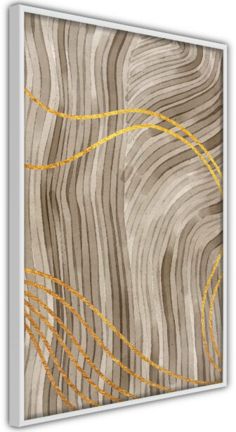 Juliste Artgeist Golden Waves, kehyksillä, eri kokoja